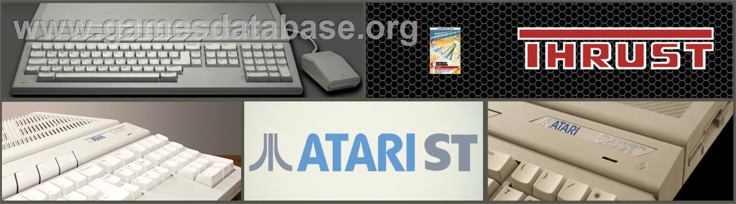 Thrust - Atari ST - Artwork - Marquee