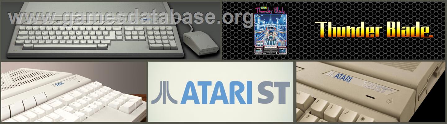 Thunder Blade - Atari ST - Artwork - Marquee