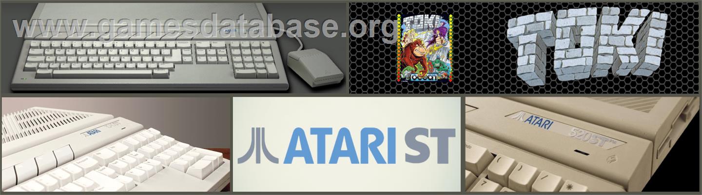 Toki: Going Ape Spit - Atari ST - Artwork - Marquee