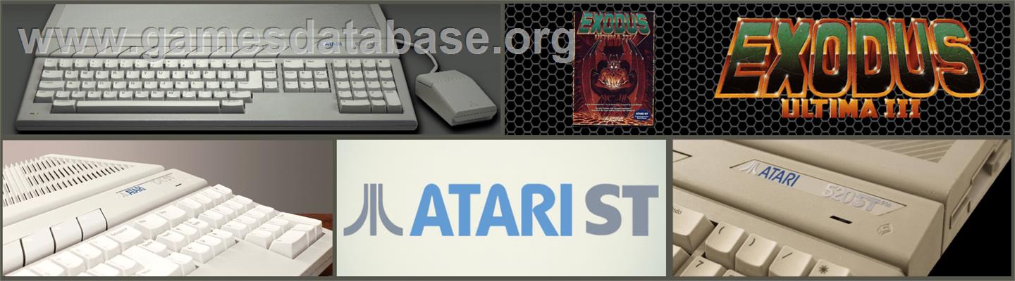 Ultima III: Exodus - Atari ST - Artwork - Marquee