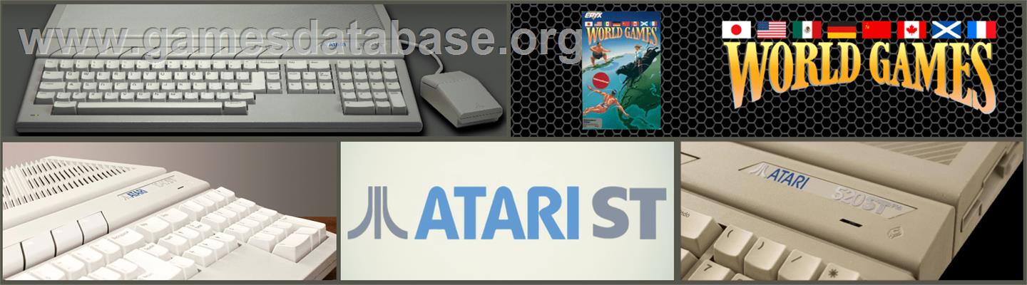 World Games - Atari ST - Artwork - Marquee