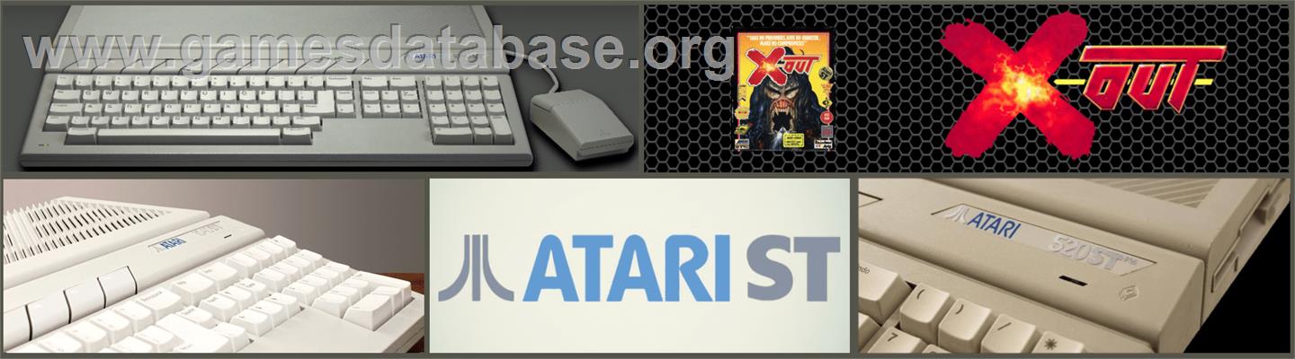 X-Out - Atari ST - Artwork - Marquee