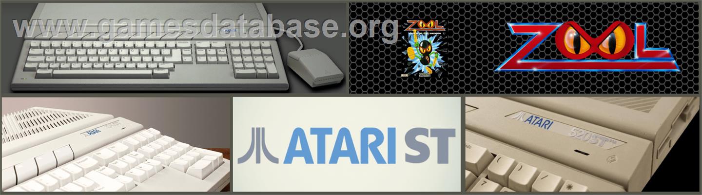 Zool - Atari ST - Artwork - Marquee