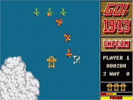 In game image of 1943 - The Battle Of Midway on the Atari ST.
