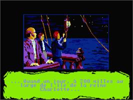 In game image of 20 000 Leagues Under the Sea on the Atari ST.
