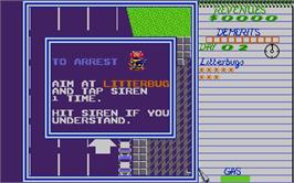 In game image of APB - All Points Bulletin on the Atari ST.