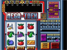 In game image of Advanced Fruit Machine Simulator on the Atari ST.
