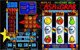 In game image of Arcade Fruit Machine on the Atari ST.