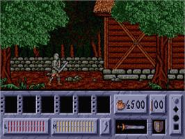 In game image of Back To The Golden Age on the Atari ST.