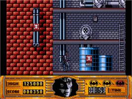 In game image of Batman - The Movie on the Atari ST.