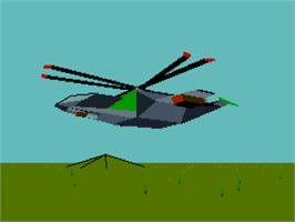 In game image of Battle Command on the Atari ST.