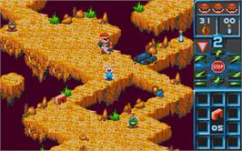 In game image of Brat on the Atari ST.