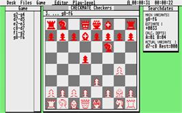 In game image of Checkmate on the Atari ST.