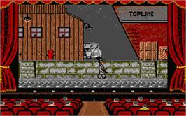 In game image of Chicago 30's on the Atari ST.