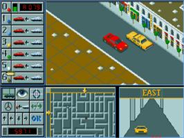 In game image of Chicago 90 on the Atari ST.