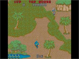In game image of Commando on the Atari ST.
