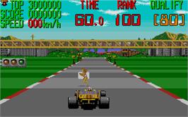 In game image of Continental Circus on the Atari ST.
