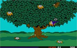 In game image of Crack'ed on the Atari ST.