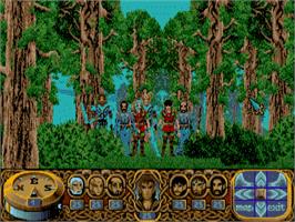 In game image of Crystals of Arborea on the Atari ST.