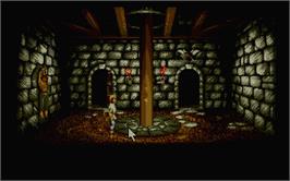 In game image of Curse of the Azure Bonds on the Atari ST.