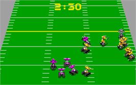 In game image of Cyberball on the Atari ST.