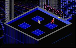 In game image of D/Generation on the Atari ST.