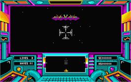 In game image of Damocles: Mercenary 2 on the Atari ST.