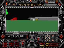 In game image of Dark Side on the Atari ST.
