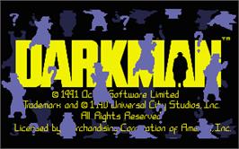 In game image of Darkman on the Atari ST.