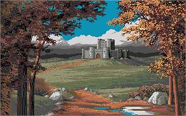 In game image of Defender of the Crown on the Atari ST.