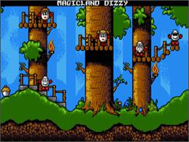 In game image of Dizzy 4 - Magicland Dizzy on the Atari ST.