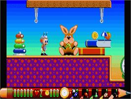 In game image of Doodle Bug on the Atari ST.