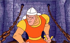In game image of Dragon's Lair on the Atari ST.