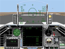 In game image of Falcon on the Atari ST.