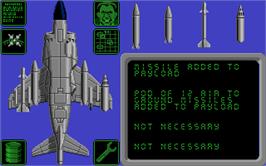 In game image of Falcon Operation: Firefight on the Atari ST.