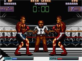 In game image of Final Blow on the Atari ST.