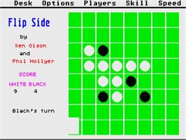 In game image of Flip Side on the Atari ST.