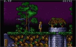 In game image of G-Loc Air Battle on the Atari ST.