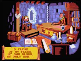 In game image of Gobliins 2 - The Prince Buffoon on the Atari ST.