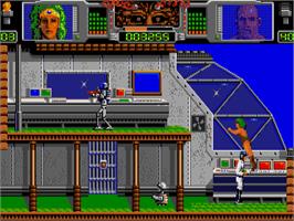 In game image of Hammerfist on the Atari ST.