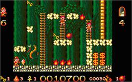 In game image of Kid Gloves on the Atari ST.