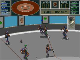 In game image of Killerball on the Atari ST.