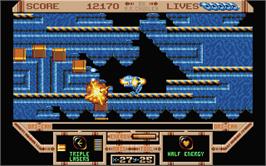 In game image of Killing Game Show on the Atari ST.