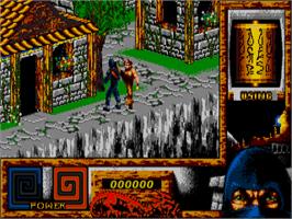In game image of Last Ninja 3 on the Atari ST.