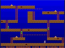 In game image of Lode Runner on the Atari ST.