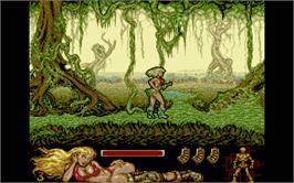 In game image of Lorna on the Atari ST.