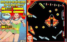 In game image of Macadam Bumper on the Atari ST.
