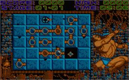 In game image of Magic Lines on the Atari ST.