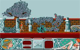 In game image of Mata Hari on the Atari ST.