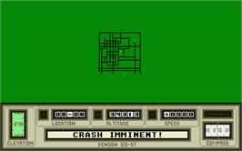 In game image of Mercenary: Escape From Targ with the Second City on the Atari ST.